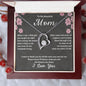 To My Beautiful Mom | I Love You - Forever Love Necklace