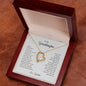 To My Granddaughter | Never Forget That I Love You - Forever Love Necklace