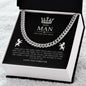 To My Man | I Love You Forever - Cuban Link Chain