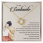 To My Soulmate | I Love You More Everyday - Love Knot Necklace
