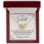 To My Soulmate | I Love You So Much - Interlocking Hearts necklace