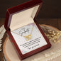 To My Soulmate | I Love You So Much - Interlocking Hearts necklace