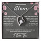 To My Beautiful Mom | I Love You - Forever Love Necklace