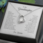 To My Granddaughter | Never Forget That I Love You - Forever Love Necklace