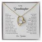 To My Granddaughter | Never Forget That I Love You - Forever Love Necklace