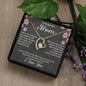 To My Beautiful Mom | I Love You - Forever Love Necklace