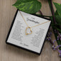 To My Granddaughter | Never Forget That I Love You - Forever Love Necklace