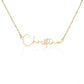 Lovely Signature style name on chain